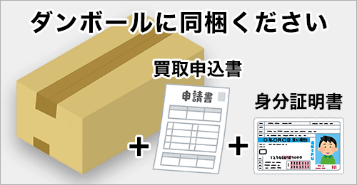 申込みSTEP2.ダンボールに同梱ください